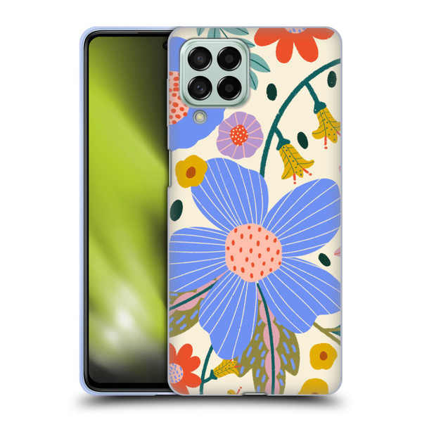 Gabriela Thomeu Floral Pure Joy - Colorful Floral Soft Gel Case for Samsung Galaxy M53 (2022)