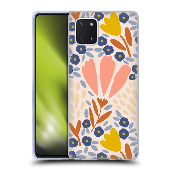 Gabriela Thomeu Floral Spring Flower Field Soft Gel Case for Samsung Galaxy Note10 Lite
