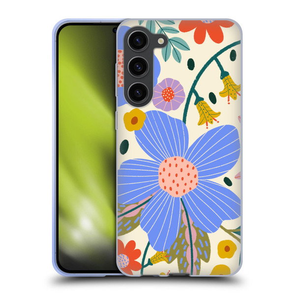 Gabriela Thomeu Floral Pure Joy - Colorful Floral Soft Gel Case for Samsung Galaxy S23+ 5G