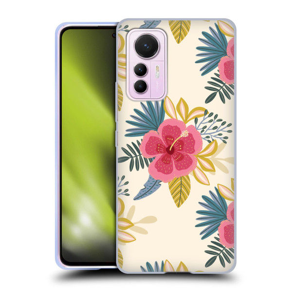 Gabriela Thomeu Floral Tropical Soft Gel Case for Xiaomi 12 Lite