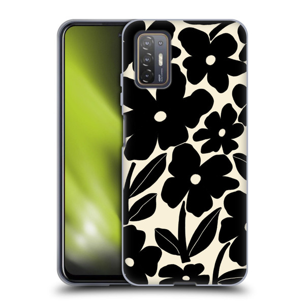 Gabriela Thomeu Retro Black And White Groovy Soft Gel Case for HTC Desire 21 Pro 5G