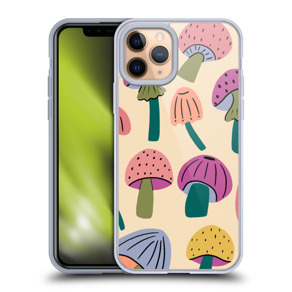Gabriela Thomeu Retro Magic Mushroom Soft Gel Case for Apple iPhone 11 Pro