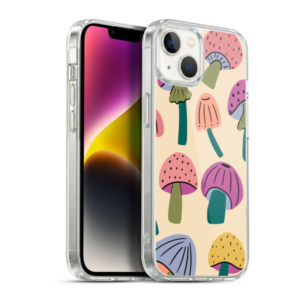 Gabriela Thomeu Retro Magic Mushroom Soft Gel Case for Apple iPhone 14 Plus & MagSafe