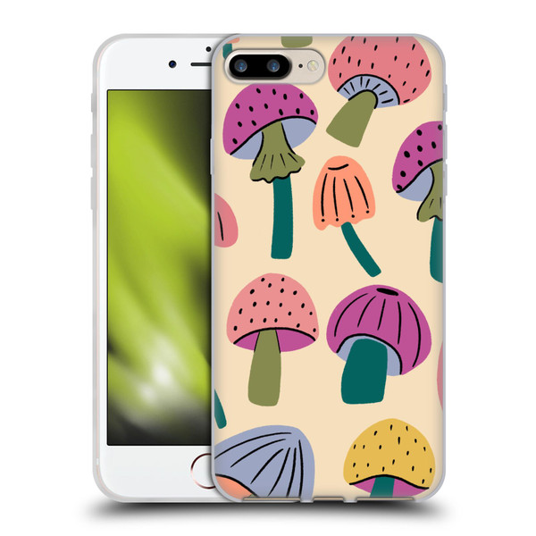Gabriela Thomeu Retro Magic Mushroom Soft Gel Case for Apple iPhone 7 Plus / iPhone 8 Plus