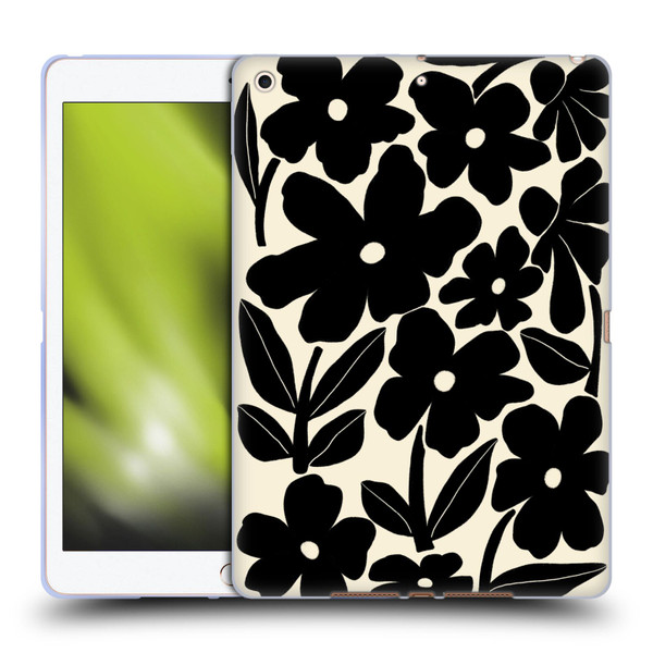 Gabriela Thomeu Retro Black And White Groovy Soft Gel Case for Apple iPad 10.2 2019/2020/2021