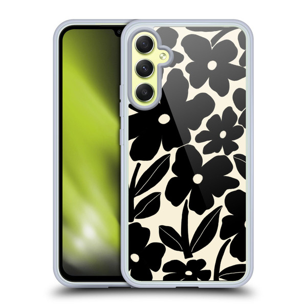 Gabriela Thomeu Retro Black And White Groovy Soft Gel Case for Samsung Galaxy A34 5G