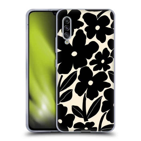 Gabriela Thomeu Retro Black And White Groovy Soft Gel Case for Samsung Galaxy A90 5G (2019)