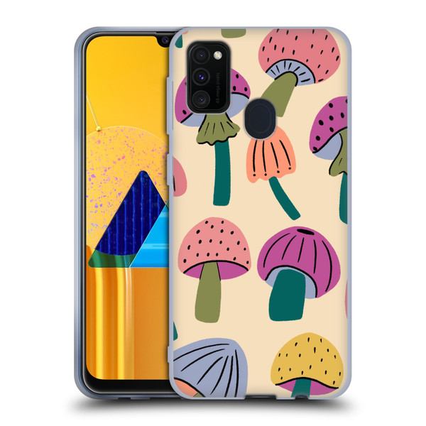 Gabriela Thomeu Retro Magic Mushroom Soft Gel Case for Samsung Galaxy M30s (2019)/M21 (2020)