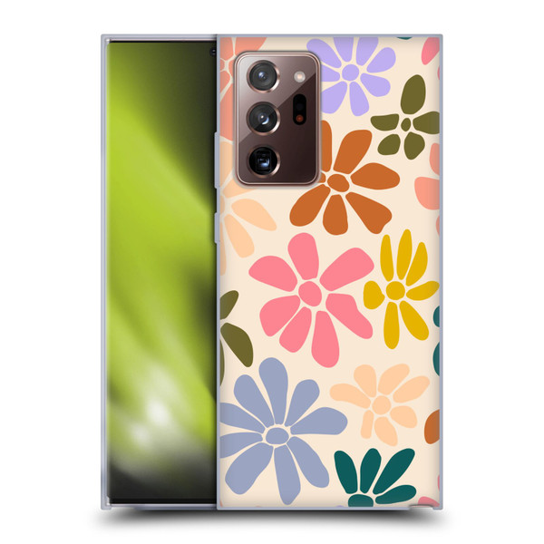Gabriela Thomeu Retro Rainbow Color Floral Soft Gel Case for Samsung Galaxy Note20 Ultra / 5G
