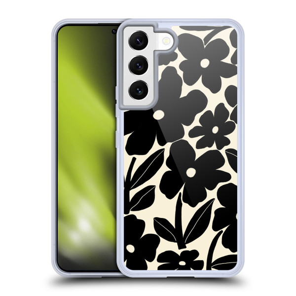 Gabriela Thomeu Retro Black And White Groovy Soft Gel Case for Samsung Galaxy S22 5G
