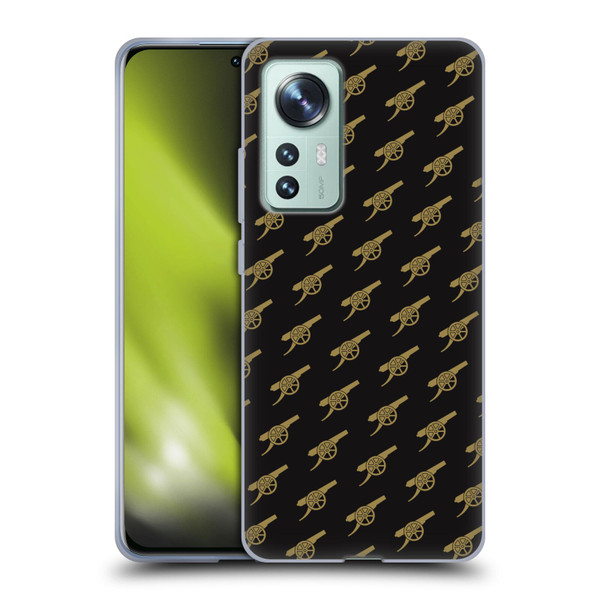 Arsenal FC Crest Patterns Gunners Soft Gel Case for Xiaomi 12