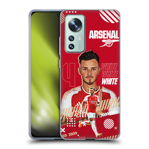 Arsenal FC 2023/24 First Team Ben White Soft Gel Case for Xiaomi 12