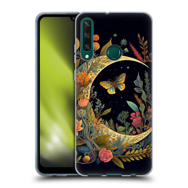 JK Stewart Art Crescent Moon Soft Gel Case for Huawei Y6p