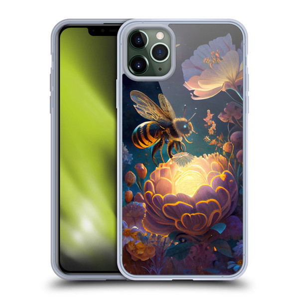 JK Stewart Art Bee Soft Gel Case for Apple iPhone 11 Pro Max