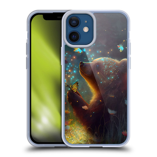 JK Stewart Art Bear Soft Gel Case for Apple iPhone 12 Mini