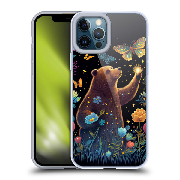 JK Stewart Art Bear Reaching Up Soft Gel Case for Apple iPhone 12 Pro Max