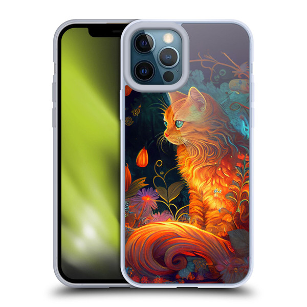 JK Stewart Art Cat Soft Gel Case for Apple iPhone 12 Pro Max