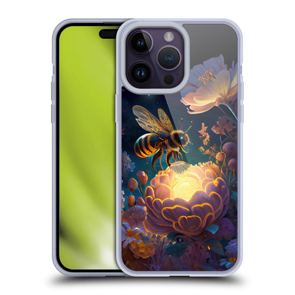JK Stewart Art Bee Soft Gel Case for Apple iPhone 14 Pro Max