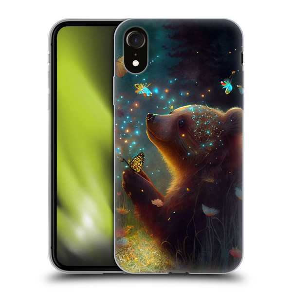 JK Stewart Art Bear Soft Gel Case for Apple iPhone XR