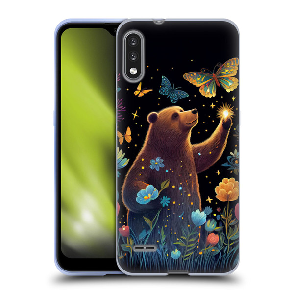 JK Stewart Art Bear Reaching Up Soft Gel Case for LG K22