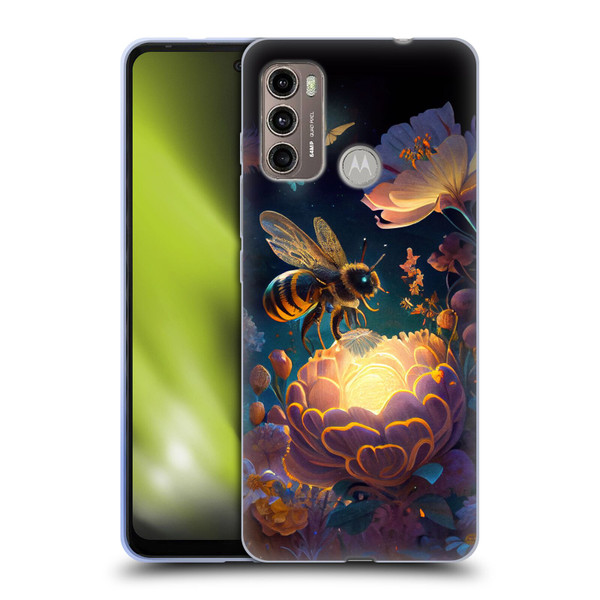 JK Stewart Art Bee Soft Gel Case for Motorola Moto G60 / Moto G40 Fusion