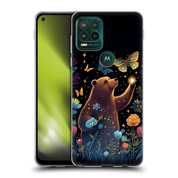 JK Stewart Art Bear Reaching Up Soft Gel Case for Motorola Moto G Stylus 5G 2021