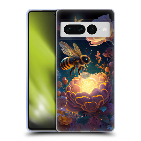 JK Stewart Art Bee Soft Gel Case for Google Pixel 7 Pro