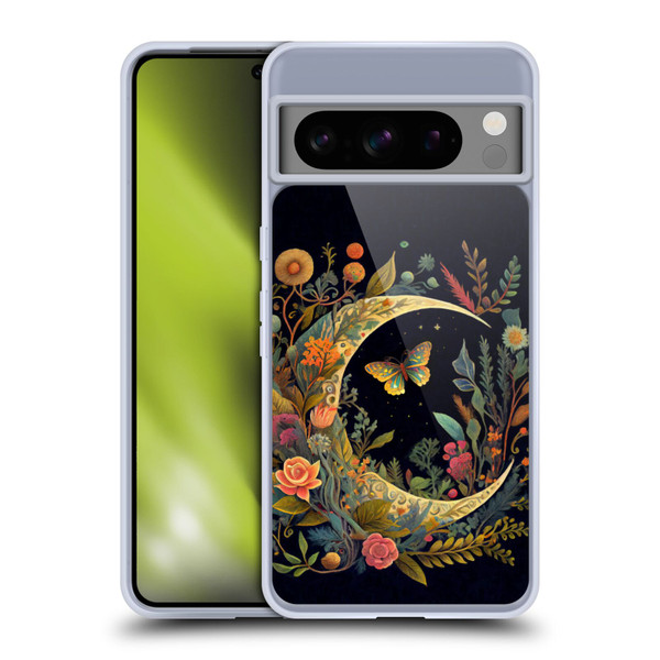 JK Stewart Art Crescent Moon Soft Gel Case for Google Pixel 8 Pro