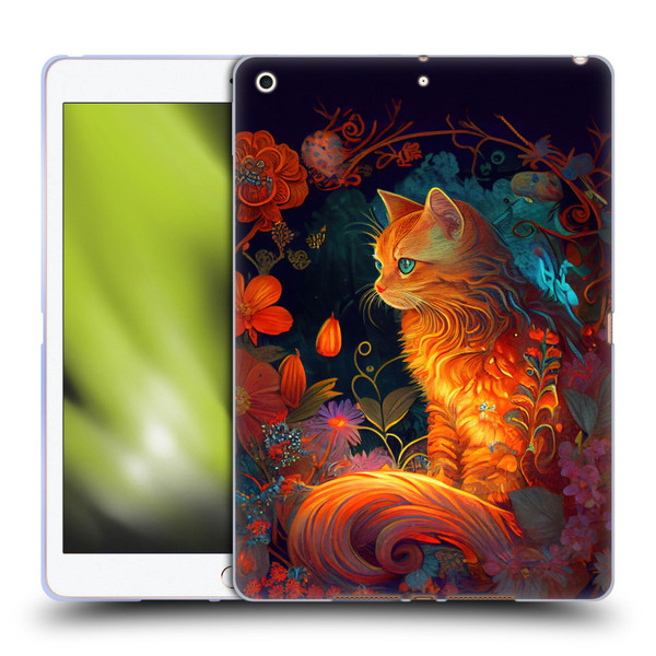 JK Stewart Art Cat Soft Gel Case for Apple iPad 10.2 2019/2020/2021