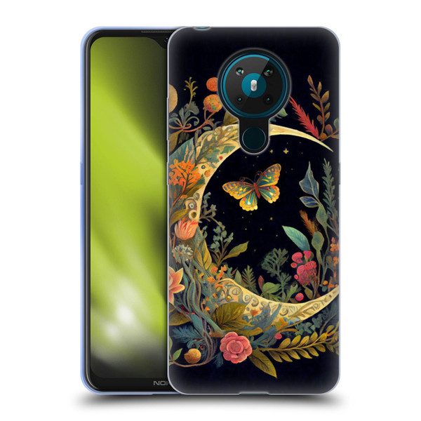 JK Stewart Art Crescent Moon Soft Gel Case for Nokia 5.3