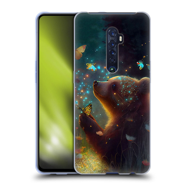 JK Stewart Art Bear Soft Gel Case for OPPO Reno 2