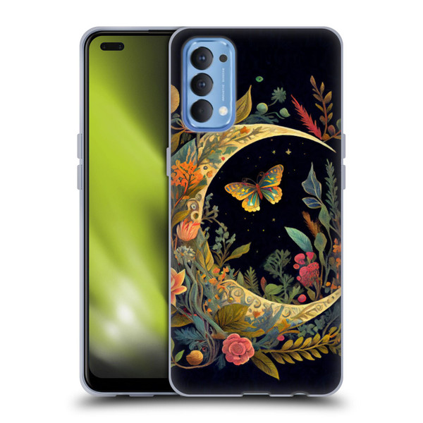 JK Stewart Art Crescent Moon Soft Gel Case for OPPO Reno 4 5G