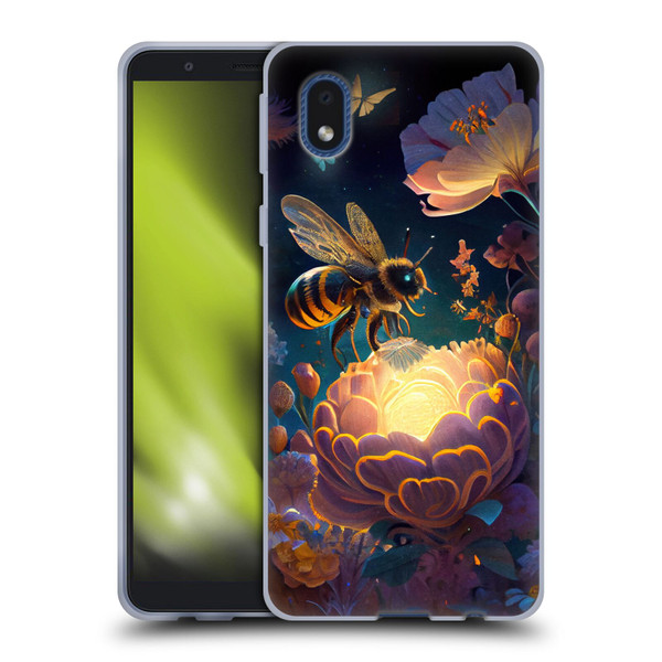 JK Stewart Art Bee Soft Gel Case for Samsung Galaxy A01 Core (2020)