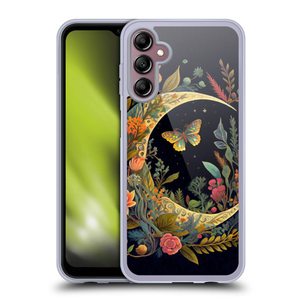 JK Stewart Art Crescent Moon Soft Gel Case for Samsung Galaxy A14 5G