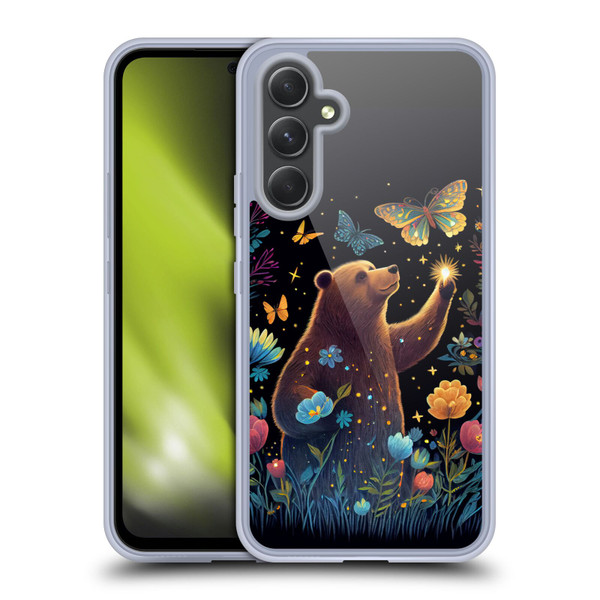 JK Stewart Art Bear Reaching Up Soft Gel Case for Samsung Galaxy A54 5G