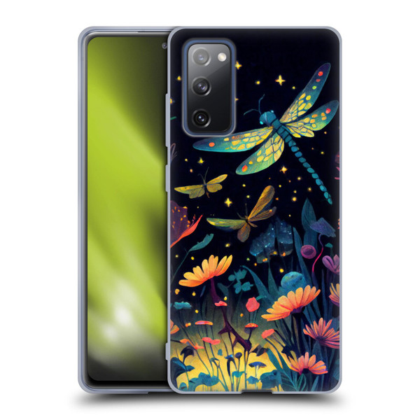 JK Stewart Art Dragonflies In Night Garden Soft Gel Case for Samsung Galaxy S20 FE / 5G
