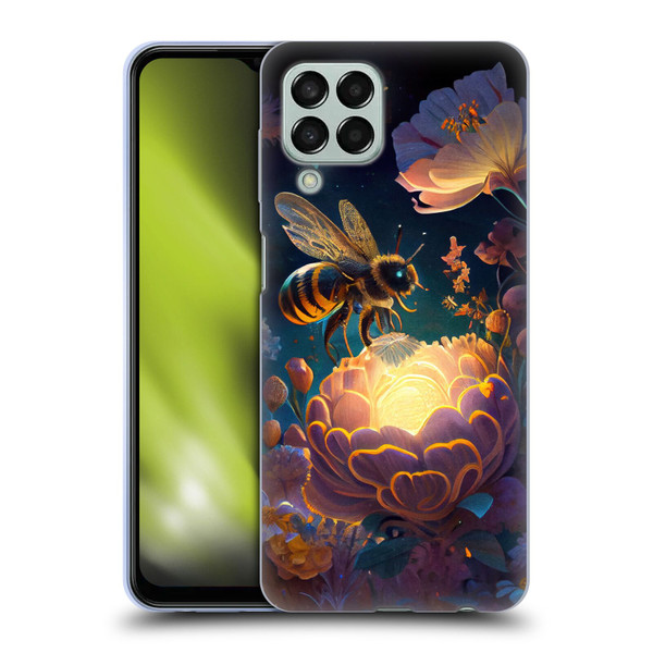 JK Stewart Art Bee Soft Gel Case for Samsung Galaxy M33 (2022)