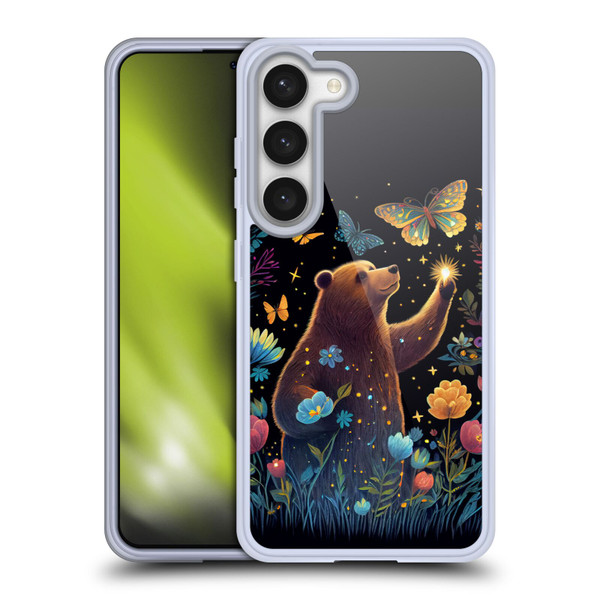 JK Stewart Art Bear Reaching Up Soft Gel Case for Samsung Galaxy S23 5G