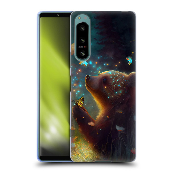 JK Stewart Art Bear Soft Gel Case for Sony Xperia 5 IV