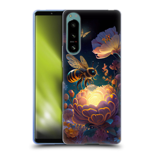JK Stewart Art Bee Soft Gel Case for Sony Xperia 5 IV