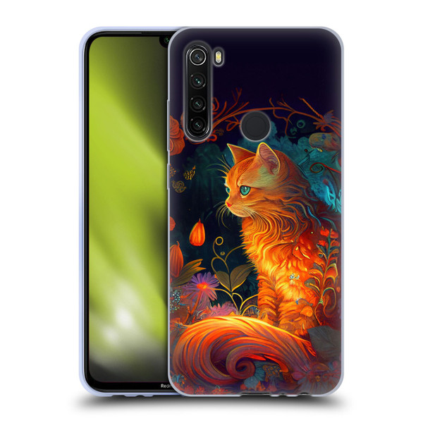 JK Stewart Art Cat Soft Gel Case for Xiaomi Redmi Note 8T