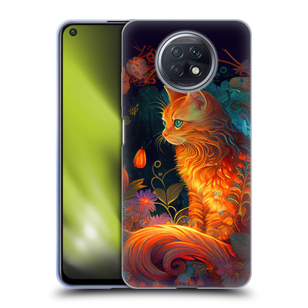 JK Stewart Art Cat Soft Gel Case for Xiaomi Redmi Note 9T 5G