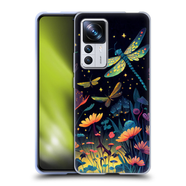 JK Stewart Art Dragonflies In Night Garden Soft Gel Case for Xiaomi 12T Pro
