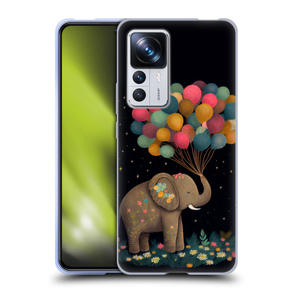 JK Stewart Art Elephant Holding Balloon Soft Gel Case for Xiaomi 12T Pro