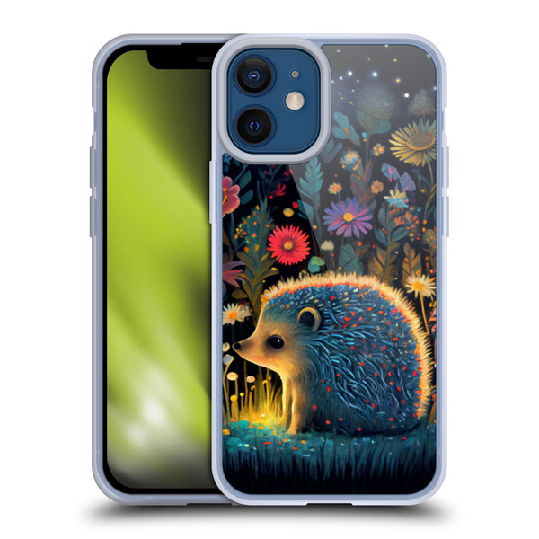 JK Stewart Graphics Little Hedgehog Soft Gel Case for Apple iPhone 12 Mini