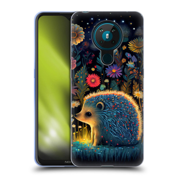 JK Stewart Graphics Little Hedgehog Soft Gel Case for Nokia 5.3