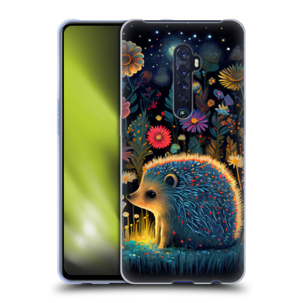JK Stewart Graphics Little Hedgehog Soft Gel Case for OPPO Reno 2