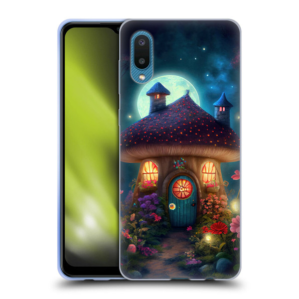 JK Stewart Graphics Mushroom House Soft Gel Case for Samsung Galaxy A02/M02 (2021)