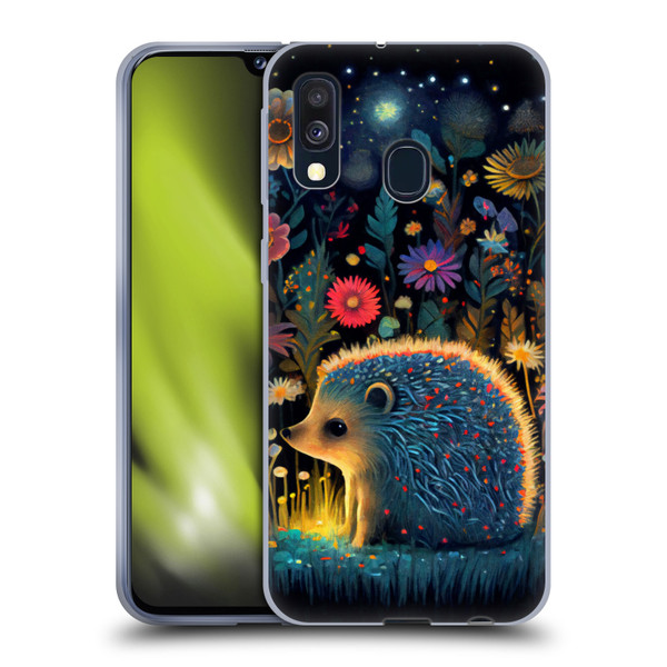 JK Stewart Graphics Little Hedgehog Soft Gel Case for Samsung Galaxy A40 (2019)