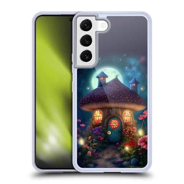 JK Stewart Graphics Mushroom House Soft Gel Case for Samsung Galaxy S22 5G